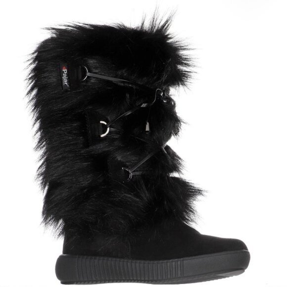 Pajar Julieta Eco Suede and Faux Fur Boot Women Size 7 - Picture 13 of 15